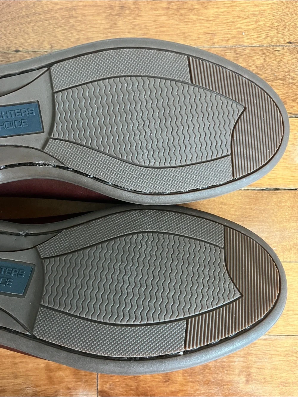 Yachters Choice Leather Boat Shoes Deck Loafers Burgundy Men's Size 10